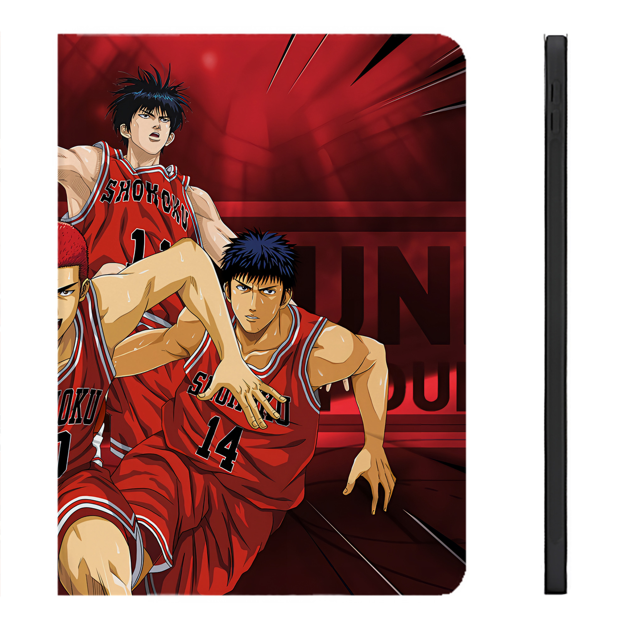 （画像用） SLAM DUNK／スラムダンク IPadケース ペンホルダー付き ブックスタイルデザイン
